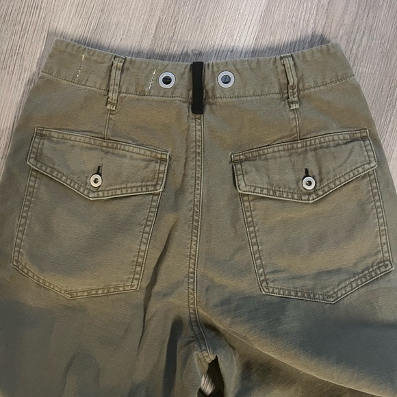 Rag and bone green high waisted cargo pant - Picture 5 of 5